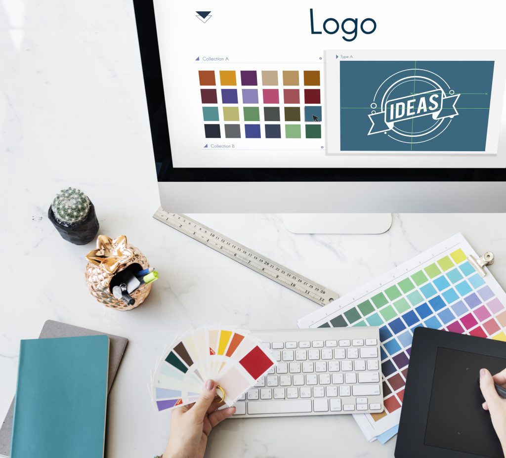Logo Be Creative Inspiration Design Concept Connect IT
